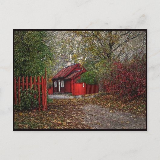 レッドリトルハウス ポストカード (正面)