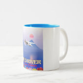 レッドリバーカンボジアバケーションポスター ツートーンマグカップ (正面右)