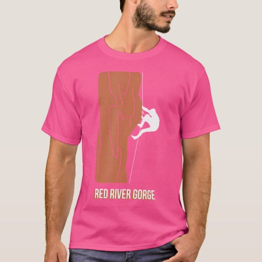 レッドリバーゴージュロッククライミング Tシャツ (正面)