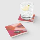 レッドリバーサンライズ ストーンコースター (横)