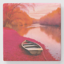 レッドリバーサンライズ ストーンコースター