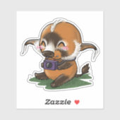 レッドリバーホッグ写真家 シール (シート)