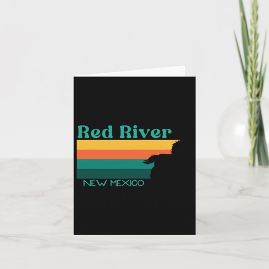 レッドリバー乗馬トレイル70sレトロニューメックス カード (正面)