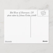 レッドリバー波止場 ポストカード (裏面)