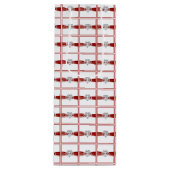 レッドリボンインフィニティハートワイン抱き枕 ワインギフトバッグ (正面)