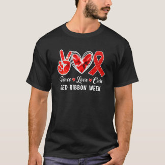 レッドリボンウィークピースラブキュア認識度キッズボーイ Tシャツ