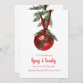 レッドリボンオーナメントティプソス&トーストパーティー シーズンカード (正面/裏面)