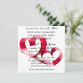 レッドリボンハート 招待状 (スタンド正面)