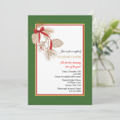 レッドリボンピネコン招待状 招待状 (スタンド正面)