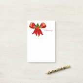 レッドリボンホリーサンダー_コーブ ポストイット (デスク上)