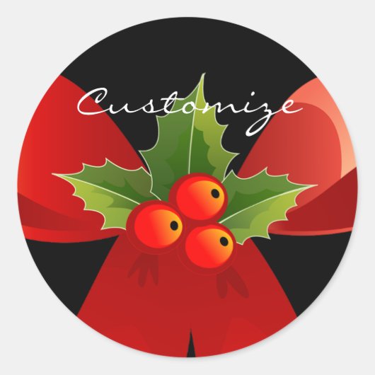 レッドリボンボウホリーサンダー_コーブ ラウンドシール (正面)