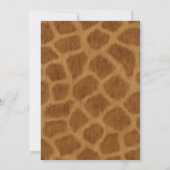 レッドリボン及びキリン卒業招待状 招待状 (裏面)