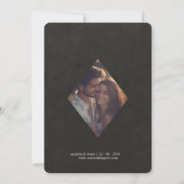 レッドリリーオランダ絵を描マスター結婚ズ 招待状 (裏面)