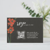 レッドリリーオランダ絵を描マスターRSVP 出欠カード (スタンド正面)