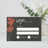 レッドリリーオランダ絵を描マスターRSVP 出欠カード (スタンド正面)