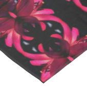 レッドリリーブラワー抽象芸術アート テーブルクロス (アングル)