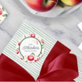 レッドリンゴボタニカルカスタム ラウンドシール