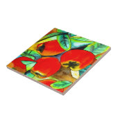 レッドリンゴ水カラーオリジナルアート絵画ズ タイル (側面)