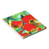 レッドリンゴ水カラーオリジナルアート絵画ズ ノートパッド (アングル)