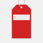 レッドリースモノグラム ギフトタグ (裏面)