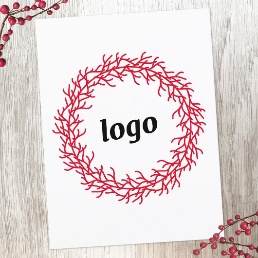 レッドリースロゴビジネス シーズンポストカード