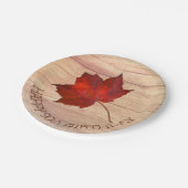 レッドリーフカスタム秋パーティープレート ペーパープレート