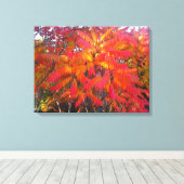 レッドリーフツリー3 Canvas Print キャンバスプリント (インサイチュ (ウッドフロア))