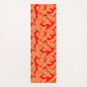 レッドリーフプリントヨガマット ヨガマット (正面)