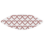 レッドルビージェムストーンハート アメリカンフットボール (パネル)