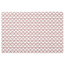 レッドルビージェムストーンハート メタルプリント