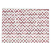 レッドルビージェムストーンハート ラージペーパーバッグ (裏面)