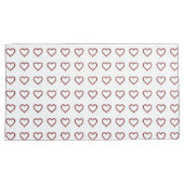 レッドルビージェムストーンハート 枕カバー (正面右)