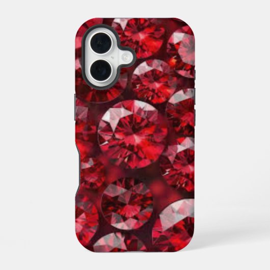 レッドルビー iPhone / iPadケース 16ケース (裏面)