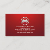 レッドルミネッセンス銀リングや輪大型タクシー 名刺 (裏面)