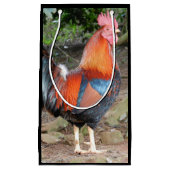 レッドルースター抱き枕 スモールペーパーバッグ (正面)