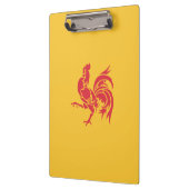 レッドルースター(ワロニア国旗) クリップボード (左)