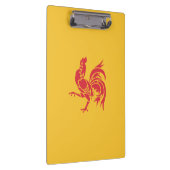 レッドルースター(ワロニア国旗) クリップボード (右)