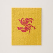 レッドルースター(ワロニア国旗) ジグソーパズル (縦)