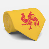 レッドルースター（ワロニア国旗） ネクタイ (ロール)