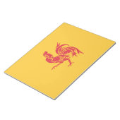 レッドルースター（ワロニア国旗） ノートパッド (アングル)