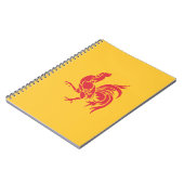 レッドルースター（ワロニア国旗） ノートブック (左側)