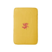 レッドルースター（ワロニア国旗） バスマット (正面縦)