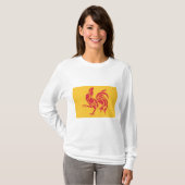 レッドルースター(ワロニア国旗) Tシャツ (正面フル)