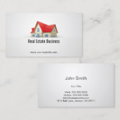 レッドルーフエステート実在名刺つき住宅 名刺 (正面/裏面)