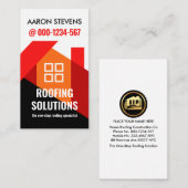 レッドルーフトップ建物ルーファー 名刺 (正面/裏面)