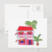 レッドルーフハウスハガキ ポストカード (正面/裏面)