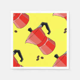 レッドレインボーエスプレッソ スタンダードカクテルナプキン