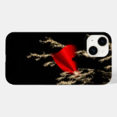 レッドレインボーハート(サンダーボルト付き) Case-Mate iPhoneケース (裏面 (横))