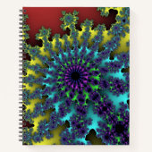 レッドレインボーバースト ノートブック (正面)