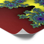 レッドレインボーバースト ポスター (角)